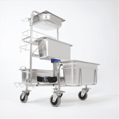 SS Cleaning Cart